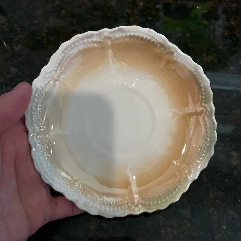Vintage Leuchtenburg Germany Demitasse Tea Cup & Saucer Antique Porcelain China